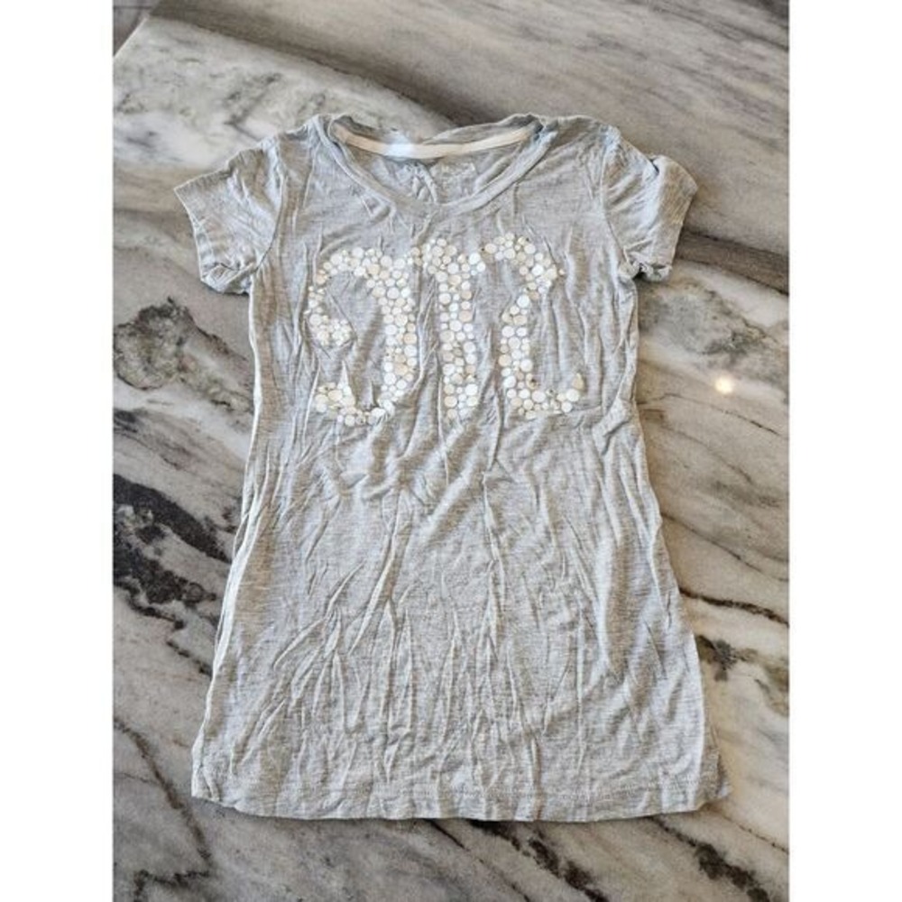 NWOT Miss Me Girls Tee Large‎ Graphic Y2K Grey